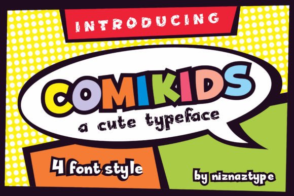 Comikids: The Fun Typeface for Creative Designs