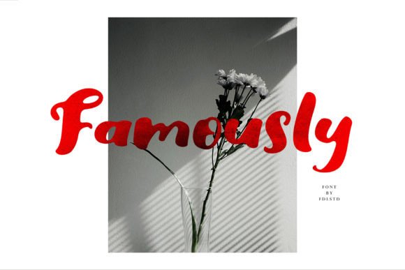 Famously: A Modern Display Font That Brings Joy to Your Designs