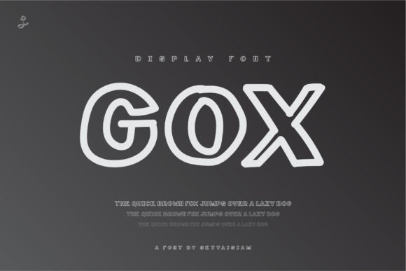 Gox: Integrating Bold Display Typography into Modern Design Workflows