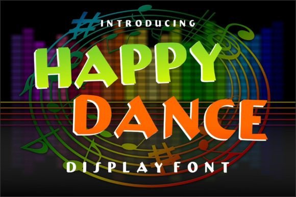 Happy Dance: Bold, Fun All-Caps Display Font