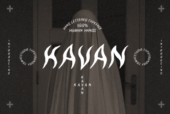 Kavan Font: Handcrafted Digital Texture for Unique Design