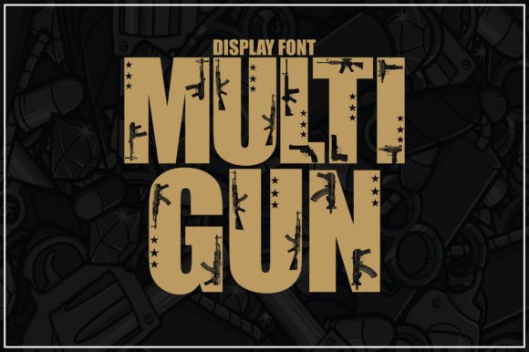 Multi Gun: Elevating Design with a Fun Decorative Font