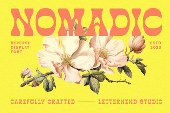 Nomadic: Mastering the Art of Reverse Display Typography for Standout Designs