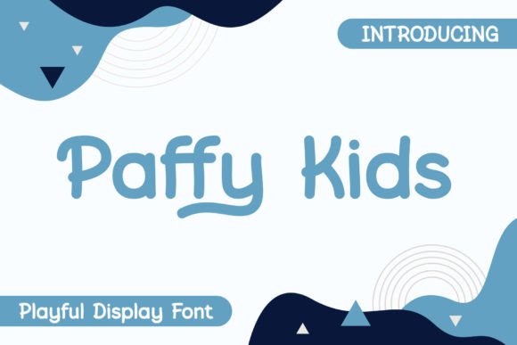 Paffy Kids: Elevating Educational and Creative Design with Playful Typography