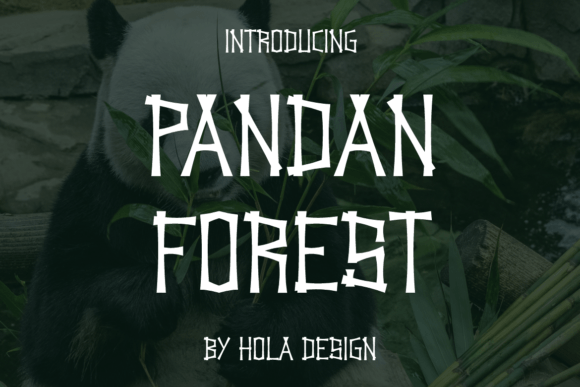 Pandan Forest: A Whimsical Font for Creative Storytelling