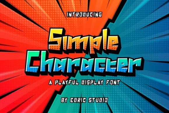 Simple Character: Playful Typography