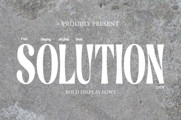 Solution: Defining Modern Elegance Through Condensed Typography