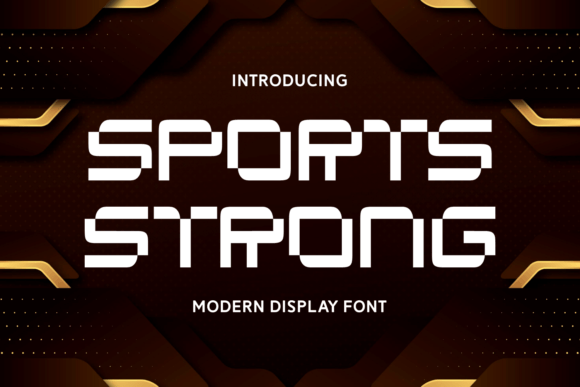 Sports Strong: Bold Typography for Timeless Impact
