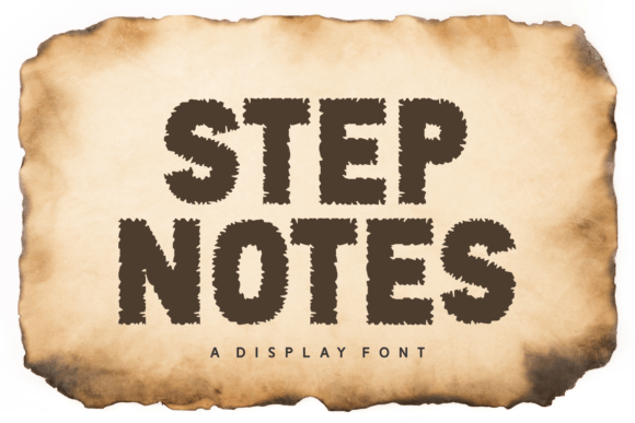 Step Notes: Elevating Design with Playful Typography
