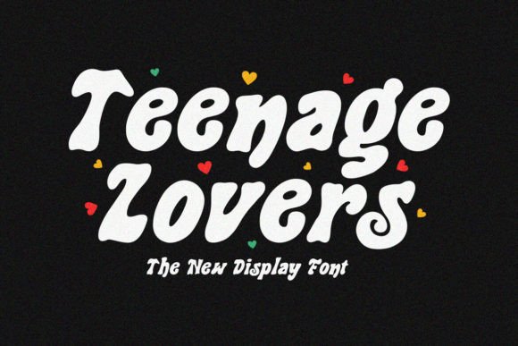 Teenage Lovers: A Fresh Handwritten Font