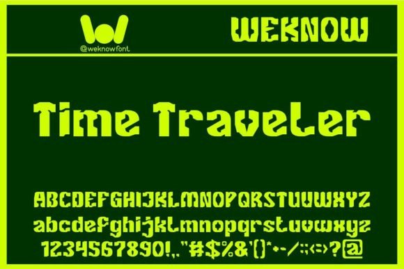 Time Traveler: The Techno-Sci-Fi Display Font That Defines Modern Visual Identity