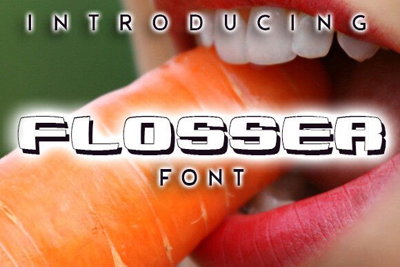 Transforming Visual Impact with the Flosser 3D Font