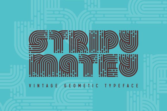Why Stripy Matey Is the Quirky Display Font Your Next Project Needs
